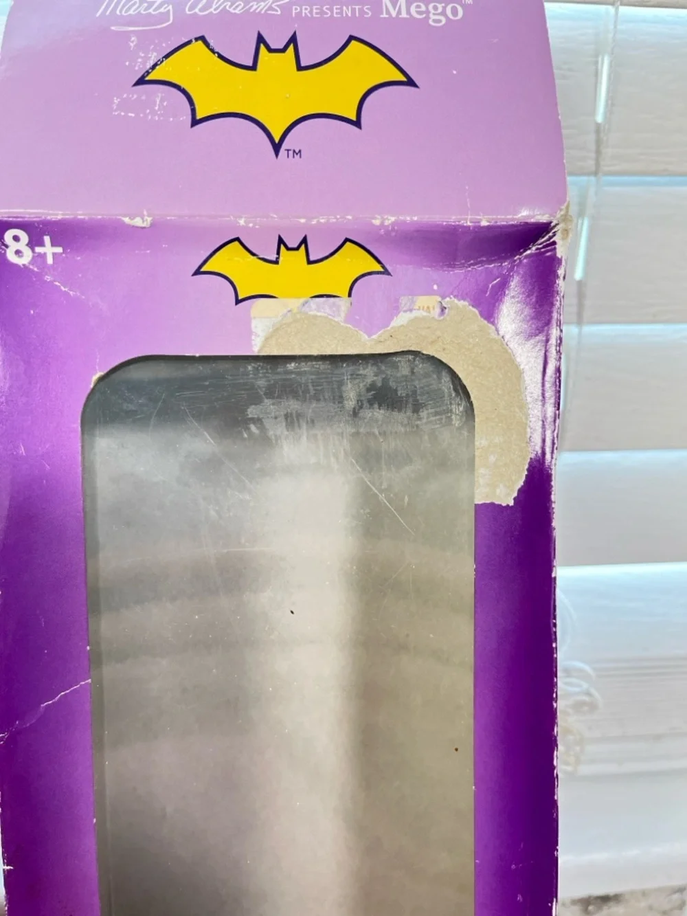 Batgirl Collectible Action Figure- doll like new doll strapped on backboard.